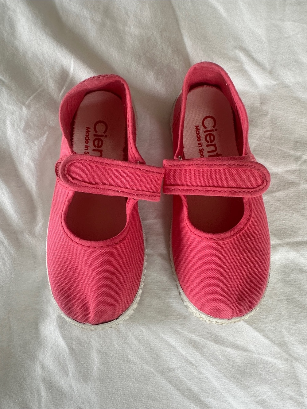 Cienta Kids Toddler Mary Jane Canvas Shoes in Pink 25